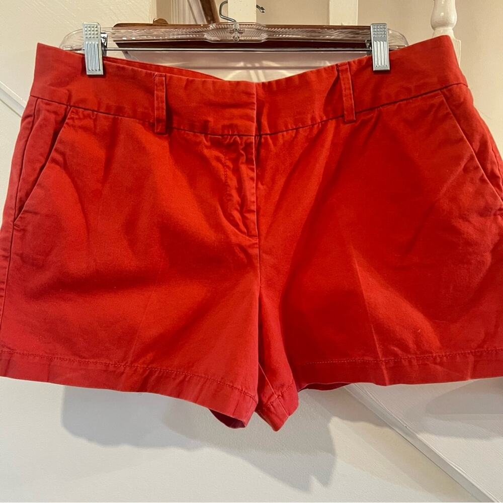 LOFT burn orange shorts, size 10